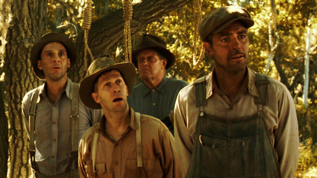 The 'dirty' looking color grade of O Brother Where Art Thou?